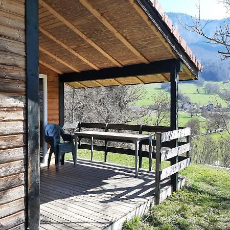 Chalet Du Camping La Porte St Martin Saint-Martin-en-Vercors Exteriör bild