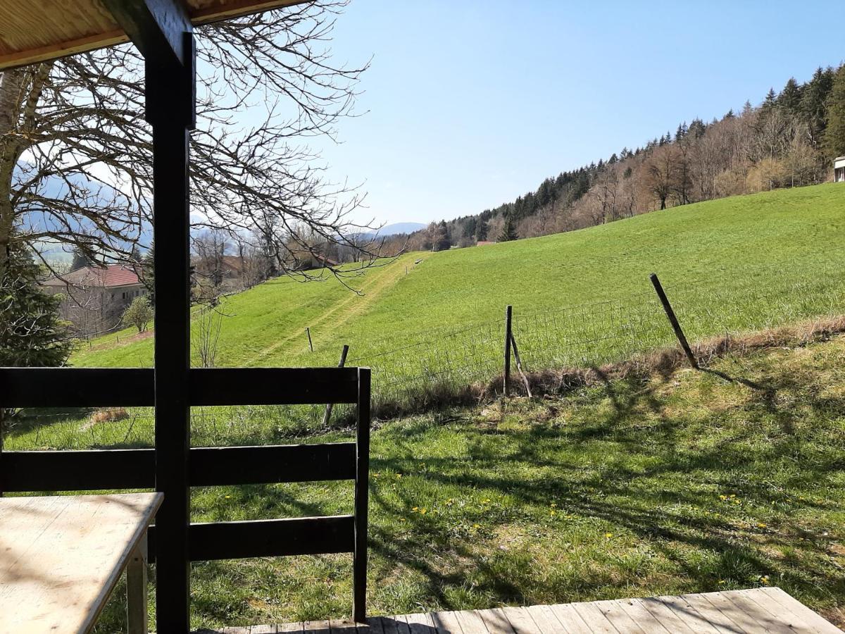 Chalet Du Camping La Porte St Martin Saint-Martin-en-Vercors Exteriör bild