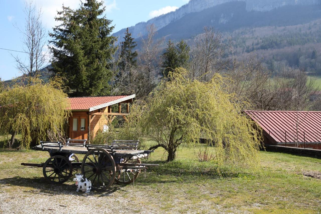 Chalet Du Camping La Porte St Martin Saint-Martin-en-Vercors Exteriör bild